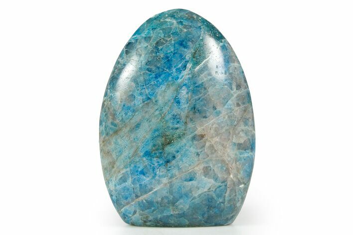 Free-Standing, Polished Blue Apatite - Madagascar #361992